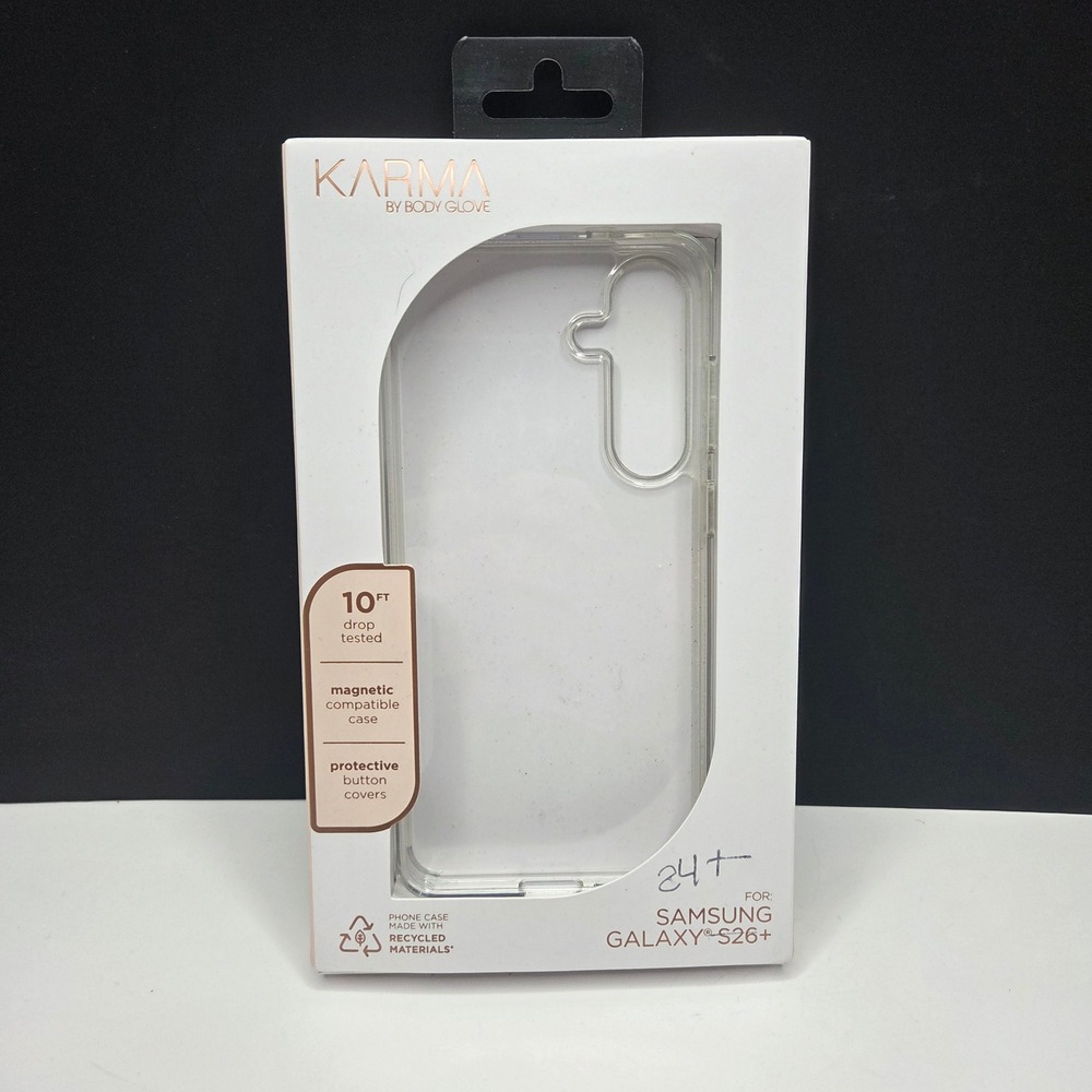 Body Glove Karma Samsung Galaxy S24+ Case Clear Magnetic 10ft Drop Protect NIB